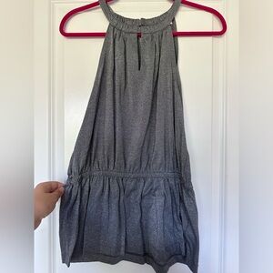 Calvin Klein Metallic Dark Gray Blouse. Size medium